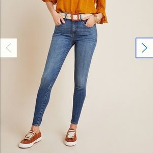 Pilcro High Rise Denim Leggings (Cropped)